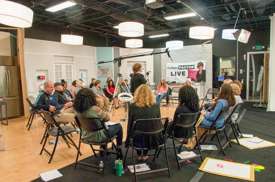 The room at Forbes Factor Live